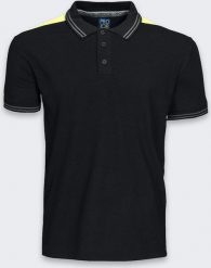 Projob Koszulka Polo Projob 2018 Pique BlackYellow. Koszulki polo męskie Projob, m, bez wzorów, bez ramiączek. Za 144.65 zł.