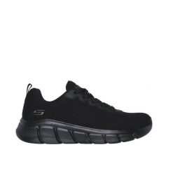 Buty do chodzenia damskie Skechers Bobs Sport B Flex. Czarne obuwie sportowe damskie Skechers, bez wzorów, z materiału, trekkingowe. Za 419.00 zł.
