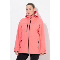 Damskie Kurtka softshell HYPRAR hydrofobowa stretch odblask. Brązowe kurtki sportowe damskie Ulla Popken, plus size, bez wzorów, z elastanu, bez kaptura, trekkingowe. Za 479.99 zł.