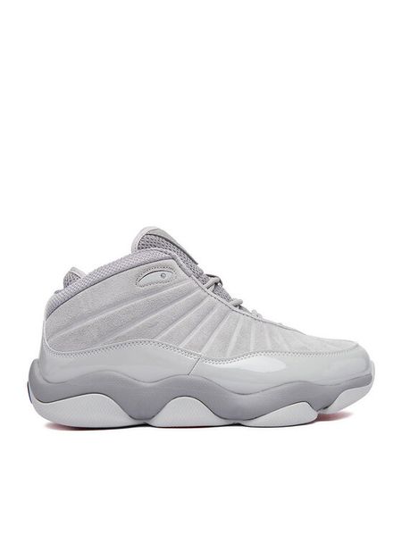 SHAQ Buty do koszykówki EO-NET AQ95088B-SS Szary. Szare buty sportowe chłopięce Shaq, bez wzorów, ze skóry, bez zapięcia, do koszykówki. Za 281.99 zł.