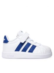 Adidas Sneakersy Streettalk KJ9596 Biały. Białe buty sportowe chłopięce Adidas, bez wzorów, ze skóry, bez zapięcia. Za 179.99 zł.