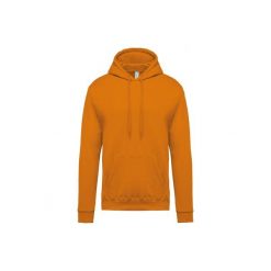 Bluza z kapturem Kariban. Brązowe bluzy męskie KARIBAN, m, bez wzorów, z kapturem. Za 158.50 zł.