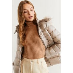 Mango - Kurtka Blandihu. Kurtki damskie Mango, l, bez wzorów, z materiału, z kapturem. Za 229.90 zł.