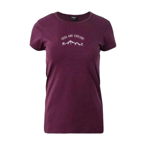 T-shirt Damski Lady Vandra. Fioletowe t-shirty damskie Hi-tec, l, bez wzorów, z elastanu, bez kołnierzyka. Za 60.99 zł.