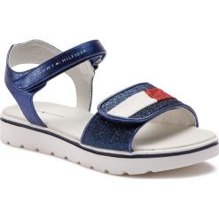 Sandały TOMMY HILFIGER - Velcro Sandal T3A2-30375-0627 D Blue 800. Sandały dziewczęce marki Tommy Hilfiger. Za 299.00 zł.