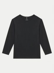 NAME IT Bluza 13232311 Czarny Regular Fit. Czarne bluzy dla chłopców Name it, bez wzorów, z bawełny, bez ramiączek, bez kaptura. Za 29.99 zł.