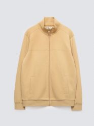 Bluza męska rozpinana ze stójką brązowa Wlador 801. Brązowe bluzy męskie Big Star, l, bez wzorów, z dzianiny, bez kaptura. Za 249.99 zł.