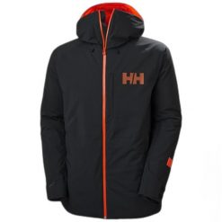Kurtka narciarska Helly Hansen powderface. Czarne kurtki sportowe męskie Helly Hansen, na zimę, m, bez wzorów, narciarskie. W wyprzedaży za 946.05 zł.