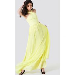 Trendyol Kopertowa sukienka maxi - Yellow. Sukienki damskie marki Trendyol. Za 222.95 zł.