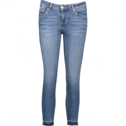 Dżinsy "Jasmin" - Slim fit - w kolorze niebieskim. Niebieskie jeansy damskie Mustang. W wyprzedaży za 195.95 zł.