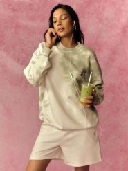4F Bluza dresowa loose bez kaptura damska - zielona S. Zielone bluzy damskie 4f, s, bez wzorów, z bawełny, bez kaptura. Za 199.99 zł.