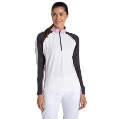 Bluza Golfowa Damska Nosilife Half Zip. Białe bluzy damskie Craghoppers, s, bez wzorów, z dzianiny, bez kaptura. Za 358.99 zł.