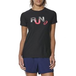 Asics Koszulka damska Graphic SS Top czarna r. XS (134105 9044). Bluzki damskie marki Asics. Za 107.38 zł.