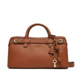 Torebka Guess. Brązowe torebki do ręki damskie Guess, z aplikacjami, klasyczne, bez dodatków. Za 539.99 zł.