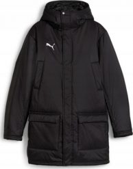 PUMA teamFINAL Winter Jacket black metallic M. Czarne kurtki męskie Puma, m, bez wzorów, bez kaptura. Za 360.41 zł.