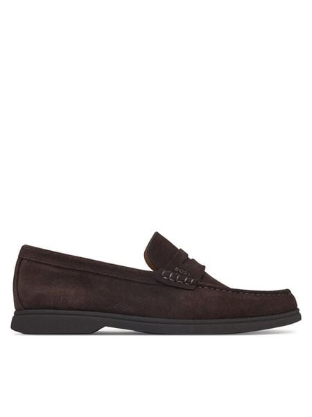 BOSS Mokasyny Sienne 50568763 Brązowy ciemny. Brązowe mokasyny męskie Boss. Za 849.99 zł.