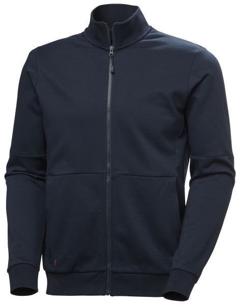 HELLY HANSEN Evo Zip Sweatshirt, blue M. Niebieskie bluzy męskie Helly Hansen, m, bez wzorów, bez kaptura. Za 207.94 zł.