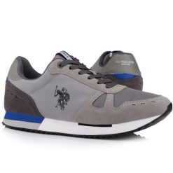 Buty sportowe do chodznia U>S Polo UP22M45054. Białe buty sportowe męskie U.S. Polo Assn., bez zapięcia. W wyprzedaży za 179.00 zł.