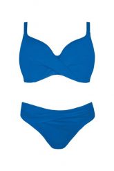 Strój kąpielowy kostium dwuczęściowy damski plażowy Self Bodrum. Niebieskie bikini damskie SELF HEAT, l, bez wzorów. Za 211.98 zł.