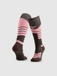 4F Skarpety narciarskie damskie - brązowe 35-38. Brązowe skarpety damskie 4f, bez wzorów. Za 79.99 zł.