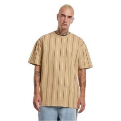 Koszulka damska Urban Classics Printed Pinstripe. Białe koszulki sportowe damskie Urban Classics, bez wzorów, bez kołnierzyka, bez ramiączek. Za 149.50 zł.