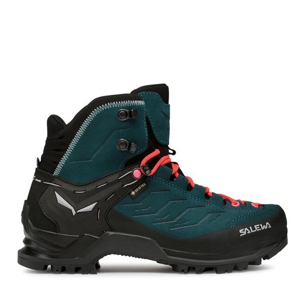 Trekkingi Salewa. Niebieskie obuwie sportowe damskie Salewa, bez wzorów, z gore-texu, trekkingowe. Za 1,149.00 zł.