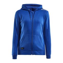 Damska bluza z kapturem zapinana na zamek Craft community. Zielone bluzy damskie Craft, l, bez wzorów, z bawełny, z kapturem. Za 249.60 zł.