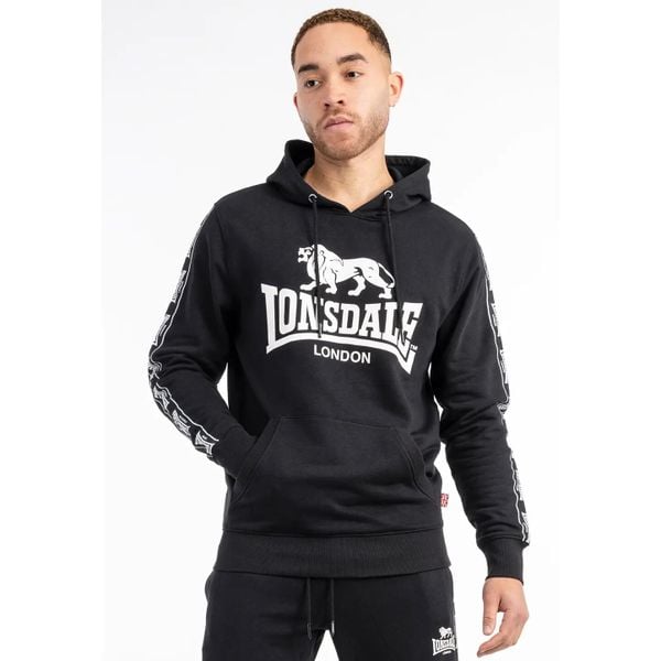 Bluza z kapturem o regularnym kroju Lonsdale Scousburgh. Białe bluzy męskie Lonsdale, m, bez wzorów, z kapturem. Za 278.50 zł.