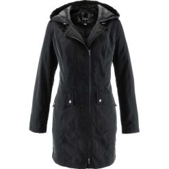 Parka przejściowa, lekko watowana bonprix czarny. Parki damskie marki bonprix. Za 179.99 zł.