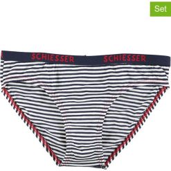 Majtki (2 pary) w kolorze granatowym i białym. Bielizna dla dziewczynek marki Schiesser Kids. W wyprzedaży za 42.95 zł.