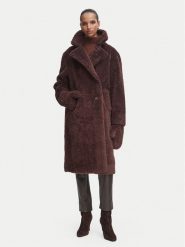 Rinascimento Kożuch sztuczny CFC0127146003 Brązowy ciemny Oversize. Brązowe płaszcze damskie Rinascimento, l, bez wzorów, z syntetyku, bez kaptura. Za 989.99 zł.