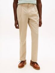 Tommy Hilfiger Tailored Spodnie Mężczyźni beżowy, 32-32. Brązowe eleganckie spodnie męskie Tommy Hilfiger Tailored, m, bez wzorów. Za 549.95 zł.