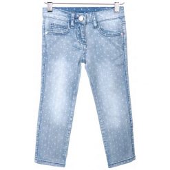 Primigi Jeansy Dziewczęce 104 Niebieski. Niebieskie jeansy dla dziewczynek Primigi, z jeansu. W wyprzedaży za 105.00 zł.