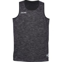 Tank top Spalding Street réversible. Czarne koszulki sportowe męskie Spalding, bez wzorów, sportowe, bez kołnierzyka. Za 179.00 zł.