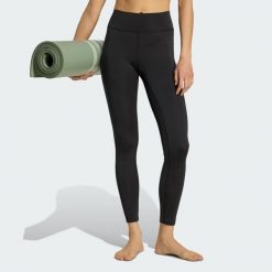 Legginsy All Me Essentials Full-Length. Czarne legginsy damskie Adidas, s, bez wzorów, z materiału. Za 199.00 zł.