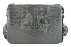 Listonoszka skórzana BARBERINI'S c. zielona 604/1-42. Zielone torebki shopper damskie Barberinis, bez wzorów, ze skóry, małe, bez dodatków. Za 269.99 zł.