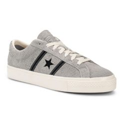 Trampki Converse One Star Academy Pro Ox. Szare obuwie sportowe damskie Converse, bez wzorów, retro, bez zapięcia. Za 359.99 zł.