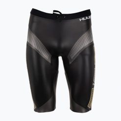 Spodenki neoprenowe HUUB Buoyancy Short. Czarne szorty damskie Huub, na lato, bez wzorów, z neoprenu. Za 439.99 zł.