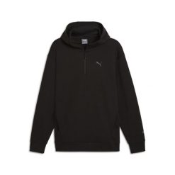 Bluza męska z kapturem i zamkiem 1/2 RAD/CAL PUMA Black. Czarne bluzy męskie Puma, m, bez wzorów, z kapturem, na fitness i siłownię. Za 182.99 zł.