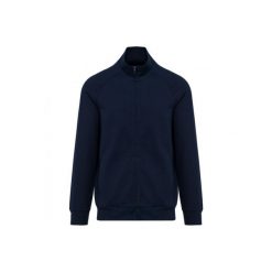 Bluza zapinana na zamek błyskawiczny Kariban Premium. Niebieskie bluzy męskie KARIBAN, m, bez wzorów, bez kaptura. Za 230.00 zł.