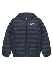 EA7 Emporio Armani Kurtka puchowa 7B000035 AF12477 UB102 Granatowy Regular Fit. Niebieskie kurtki i płaszcze dla chłopców EA7 Emporio Armani, bez wzorów, z puchu, bez kaptura. Za 679.99 zł.