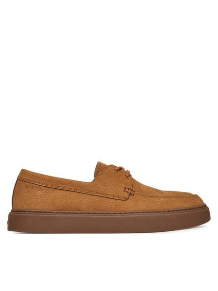 Calvin Klein Półbuty Hybrid Lace Up Boat Nu HM0HM01892 Brązowy. Brązowe półbuty na co dzień męskie Calvin Klein, ze skóry, bez zapięcia. Za 489.99 zł.