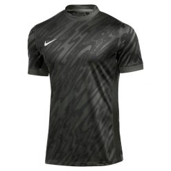 Koszulka treningowa męska Nike Gardien V. Szare koszulki sportowe męskie Nike, l, bez wzorów, z materiału, bez kołnierzyka, bez ramiączek, na fitness i siłownię. Za 304.80 zł.