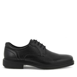 Półbuty ECCO. Czarne eleganckie półbuty ecco, wizytowe, bez zapięcia. Za 669.99 zł.