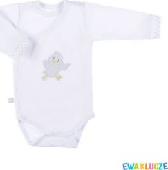 Ewa Klucze BODY niemowlęce wyprawka NEWBORN REGL DŁ BIAŁY Ewa Klucze 56. Białe body niemowlęce Ewa Klucze, bez wzorów, bez ramiączek. Za 33.99 zł.
