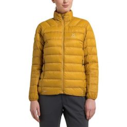Damska Kurtka Puchowa Lekka Hydrofobowa L.I.M Down. Żółte kurtki damskie Haglöfs, l, bez wzorów, z puchu, bez kaptura, trekkingowe. W wyprzedaży za 599.00 zł.