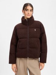 Polo Ralph Lauren Kurtka pikowana dla kobiet z domieszką wełny i kaszmiru Kobiety Kaszmir brązowy, S. Brązowe kurtki damskie Polo Ralph Lauren, s, bez wzorów, z kaszmiru, bez kaptura. Za 3,199.95 zł.