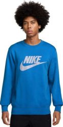 Bluza męska Nike Sportswear Club niebieska FN3890 435 L. Niebieskie bluzy męskie Nike, l, bez wzorów, bez kaptura. Za 291.58 zł.