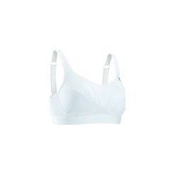 Biustonosz do biegania CLASSIC FIRST. Białe biustonosze KALENJI. Za 29.99 zł.