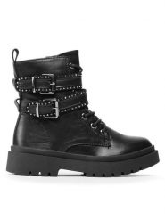 DeeZee Trapery CS5592-09 Czarny. Czarne buty zimowe dziewczęce DeeZee, bez wzorów, ze skóry, bez zapięcia. Za 111.99 zł.